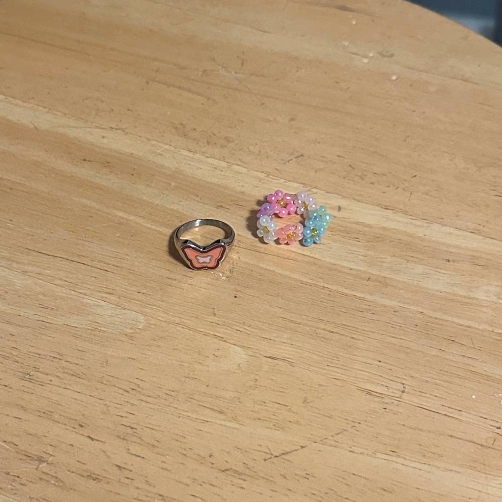 Colorful Kids' Ring Set